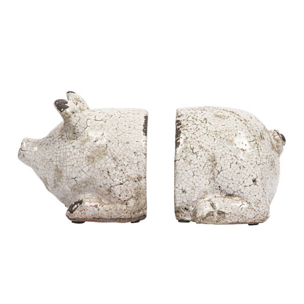 August Grove® Spotted Pig Bookends & Reviews Wayfair